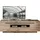Innostyle Wohnwand INNOSTYLE "BELLANO", braun (außen viking oak nature nb, innen graphit nachbildung), B:332cm H:186cm T:44cm, Glas, Holzwerkstoff, MDF, Kastenmöbel-Sets, Wohnwand, inkl. LED-Beleuchtung