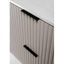 Rodan | Waschbeckunterschrank - 120cm | Beige matt - Kaschmir-Töne | B/H/T 120/57/46cm | Beige Tischplatte, Badmöbel, Waschbecken Unterschränk - Beige