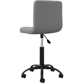 vidaXL Bürostuhl Samt dunkelgrau