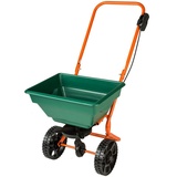 Tectake tectake® Streuwagen, 25 l, große Räder, 75 x 46 x 105 cm