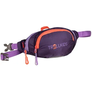 TROLLKIDS Kinder Hüfttasche Bauchtasche Trolltunga, Dunkelviolett/Strahlendes Rot, Größe 22 (H) x 12 (W) x 10 (D) cm;