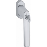 HOPPE 11950249 Silber eloxiert Fenstergriff Hamburg-Sperrzylinder, Aluminium