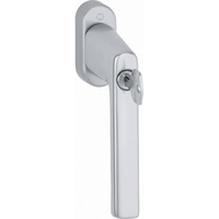 HOPPE 11950249 Silber eloxiert Fenstergriff Hamburg-Sperrzylinder, Aluminium