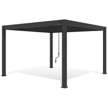 Weide Deluxe Pergola Voll Aliminium 4 x 4 m anthrazit