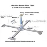 AKTION HOLLY PRODUKTE SICHERHEITS  50x50cm  Plattenschirmständer  Stock 55 mmØ -