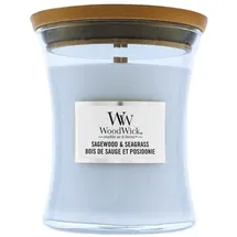 Woodwick Sagewood & Seagrass Duftkerze 275 g