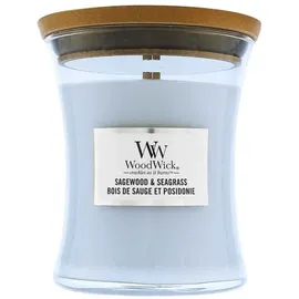 Woodwick Sagewood & Seagrass Duftkerze 275 g