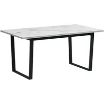 VCM ebuy24 Amble Esstisch Weiß Marmor Print