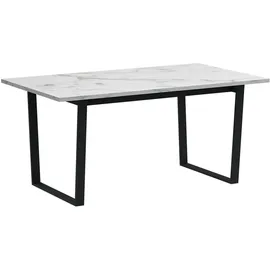 VCM ebuy24 Amble Esstisch Weiß Marmor Print