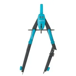 ARISTO Schnellverstellzirkel bis 340 mm Durchmesser 2 Gelenke neonblau