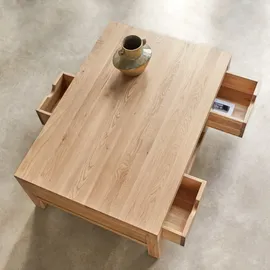 Tikamoon Couchtisch OIiver Beige Eiche 0 x 0 cm