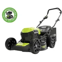 Greenworks GD48LM46 46 cm inkl. 2 x 2,0 Ah