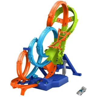 Mattel Hot Wheels Action 4 Loopings Crash Gefahr
