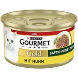 Purina Gourmet Gold Saftig-Feine Streifen x 85 g - Huhn