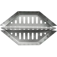 Napoleon Kohlekorb 2 Stück silber