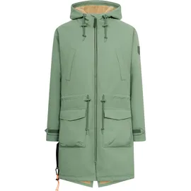 DERBE Phoebholm Dog Damen Parka, Größe_Bekleidung_NR:38, Derbe_Farbe:hedge green/caramel | Gr.: 38