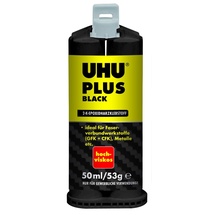 UHU plus black hochviskos 50 ml / g Doppelkammerkartusche