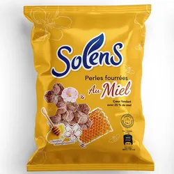 Solens Perlen mit Honig gefüllt