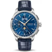 Union Glashütte Belisar Chronograph Mondphase Edelstahl 42 mm D014.425.16.047.01