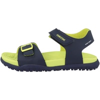 GEOX J FOMMIEX Boy Sandal, Navy/Lime