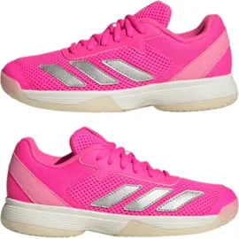 adidas Courtflash Tennisschuhe, Lucid Pink Silver Met Bliss Pink, 5.5 UK Child