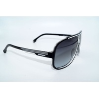 Carrera Eyewear Carrera Unisex 1058/s Sunglasses, 80S/9O Black White, 63