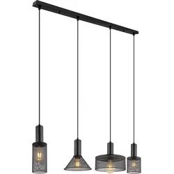 Hängeleuchte Jedd Schwarz max. 60 Watt