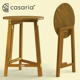 CASARIA Bistrotisch Ø 80 x 110 cm Braun