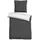 cloudcomfort Basic Wendebettwäsche Schwarz/Weiß 135 x 200 cm + 80 x 80 cm