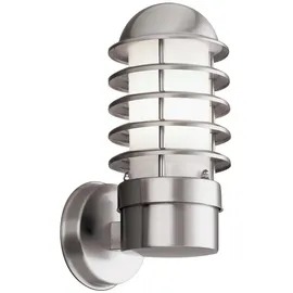 Searchlight Wand Spot Lampe Edelstahl 30,0 cm spritzwassergeschützt IP44 weiß