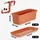 Kadax Blumenkasten 39,5 x 15,3 x 12,6 cm Terrakotta