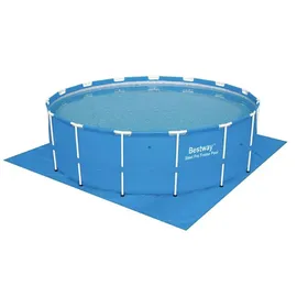 BESTWAY PE-Bodenplane 488 x 488 cm blau quadratisch