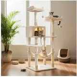 Songmics Kratzbaum 143 cm beige