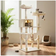 Songmics Kratzbaum 143 cm beige