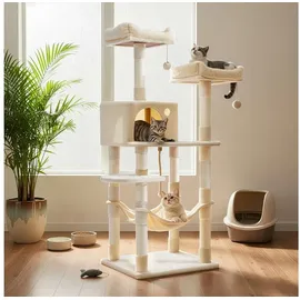 Songmics Kratzbaum 143 cm beige