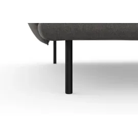 Andas Ecksofa »Stine L-Form« Besonderes Design durch Kissenoptik und Keder, by Morten Georgsen grau