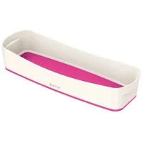Leitz Aufbewahrungsschale MyBox länglich ABS weiß/pink Packung mit 4