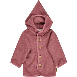 Sterntaler Unisex Babyjacke Fleece, samtrosa, 68 - 68