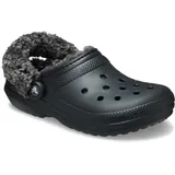 Crocs Unisex Classic Fleece Lined Clog Hausschuh Clog, Pantoffel mit Warmfutter schwarz 37 EU (M5W7)