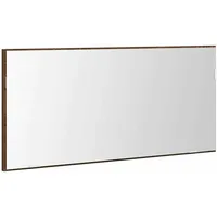VidaXL Badezimmer Spiegel Braune Eiche 80 x 8,5 x