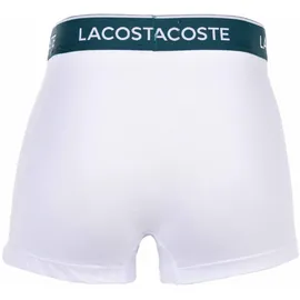 Lacoste Casual Black Trunks black/white/grey chine XL 3er Pack