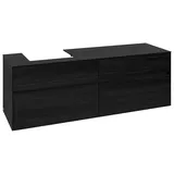 Villeroy & Boch Waschbeckenunterschrank Collaro 4 Auszüge 160 x 54,8 x 50 cm Schwarz