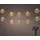 Lumineo LED Lichterkette Solar 4,5 m Plastik Warmweiß Braun