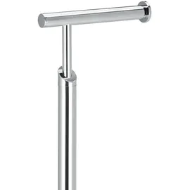 Relaxdays Toilettenpapierhalter stehend PAGNONI silber, 1 St.