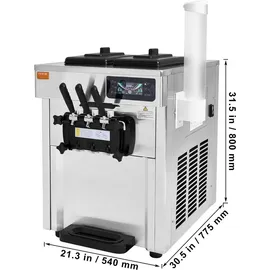 Vevor Kommerzielle Eismaschine 5,5 l