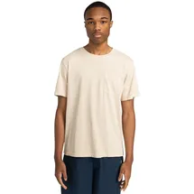 Element Sporttop "Lowcase Pigment", Herren, Gr. S, oat milk, Obermaterial: 100% Baumwolle., Tops Sporttop
