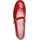 TAMARIS Damen Ballerina mit Strap flach, rot, 39 EU