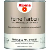 Alpina Feine Farben Lack 750 ml zeitloses matt weiß