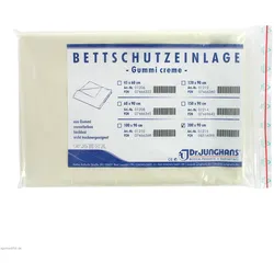 Bettschutzeinlage Gummi 90x200 cm creme 1 St