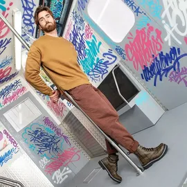 Art Schnürstiefeletten Herren Bunt 42